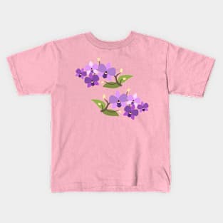 Purple orchid Kids T-Shirt